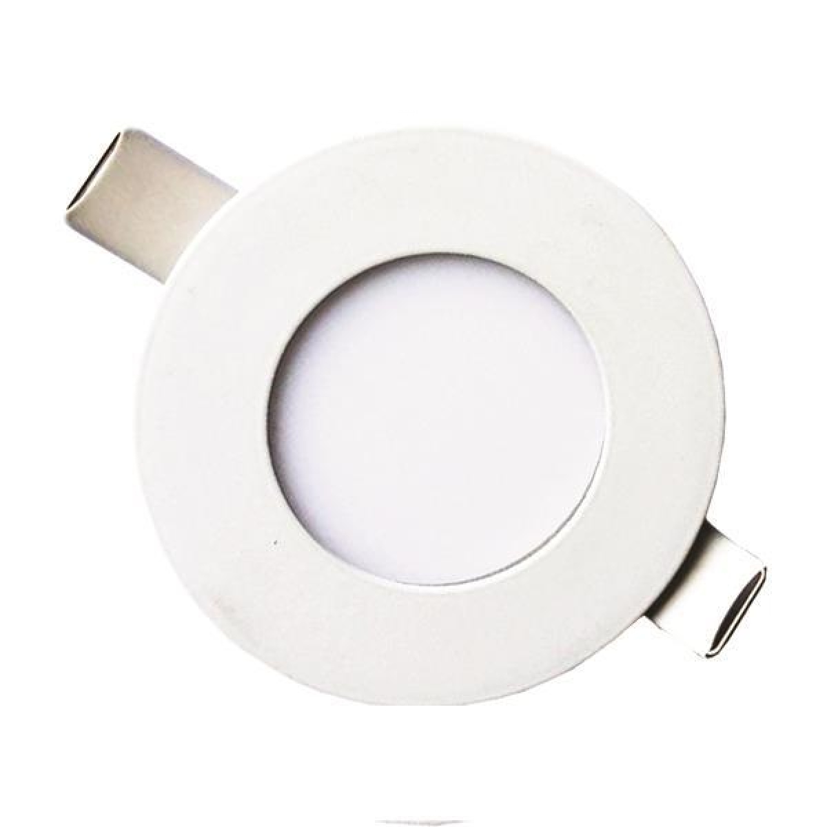 Eurolamp ΦΩΤΙΣΤΙΚΟ ΧΩΝΕΥΤΟ LED SLIM Φ85 3W 3000K ΛΕΥΚΟ PLUS