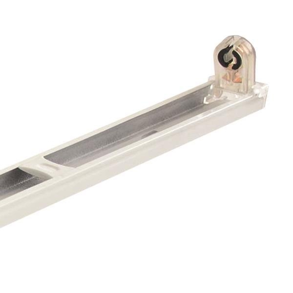 Eurolamp ΦΩΤΙΣΤΙΚΟ ΚΕΝΟ SLIM ΓΙΑ LED TUBE ΜΕ ΤΡΟΦΟΔΟΣΙΑ 1 ΑΚΡΟΥ 1Χ0.60cm