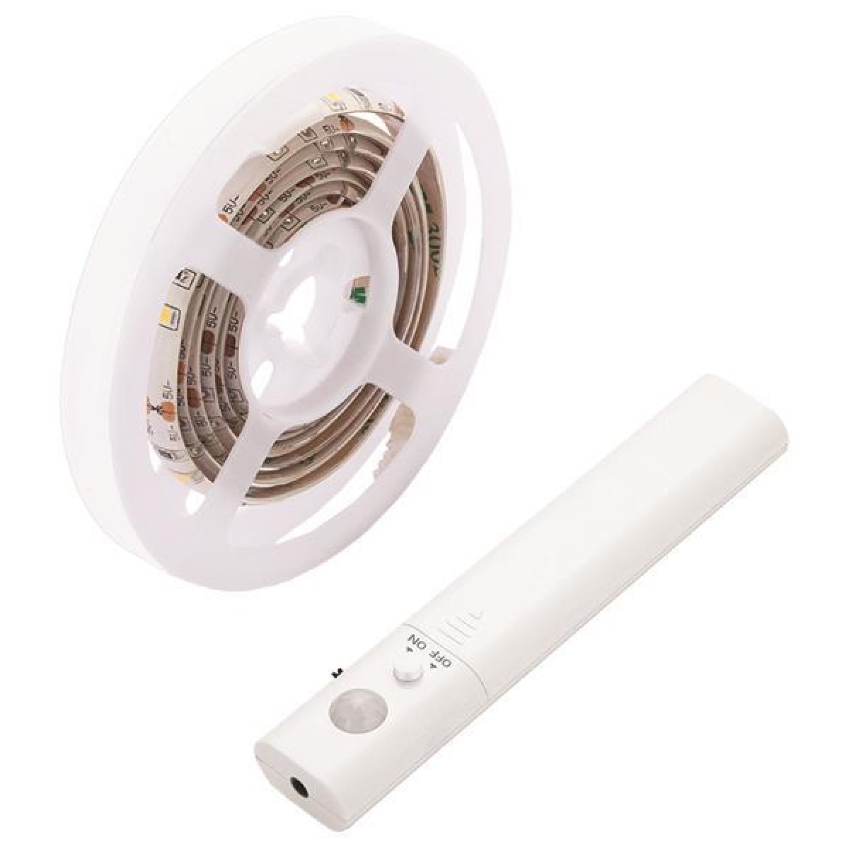 Eurolamp ΤΑΙΝΙΑ LED ΜΕ ΑΙΣΘΗΤΗΡΑ ΚΙΝΗΣΗΣ 1M 2,4W 6V 3000K IP65 PRO