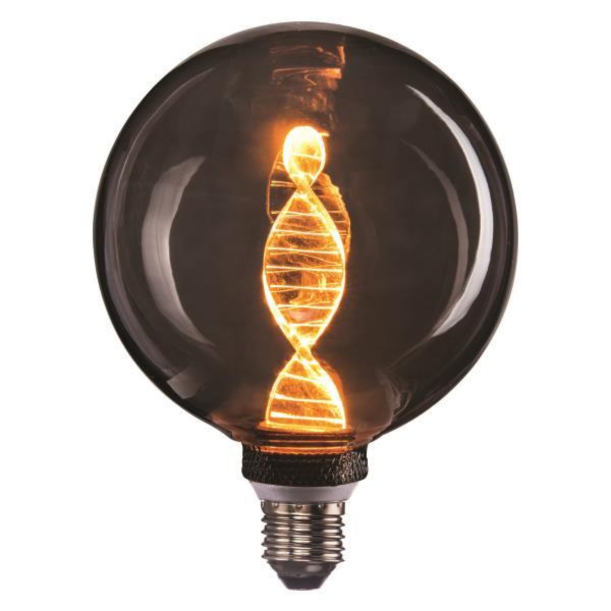 Eurolamp ΛΑΜΠΑ LED ΓΛΟΜΠΟΣ G125 4W E27 1800K 220-240V DNA SMOKY DIMMABLE