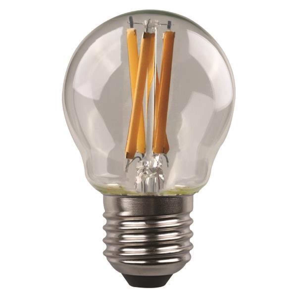 Eurolamp ΛΑΜΠΑ LED ΣΦΑΙΡΙΚΗ CROSSED FILAMENT 4.5W E27 4000K 220-240V