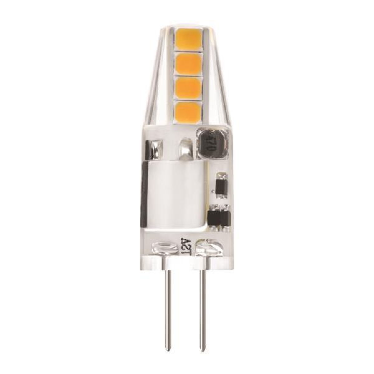 Eurolamp ΛΑΜΠΑ LED SMD 2W G4 6500K ΣΙΛΙΚΟΝΗΣ 12V AC/DC BLISTER