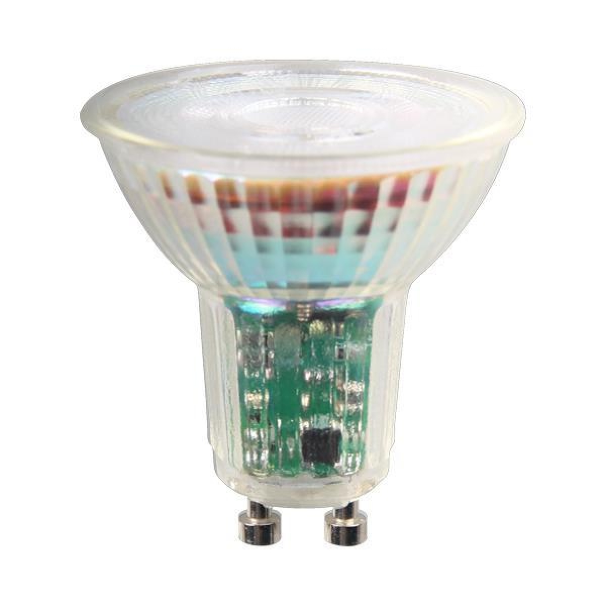 Eurolamp ΛΑΜΠΑ LED GU10 5.5W 550lm 4000K 38° 175-250V DIMMABLE ΓΥΑΛΙ