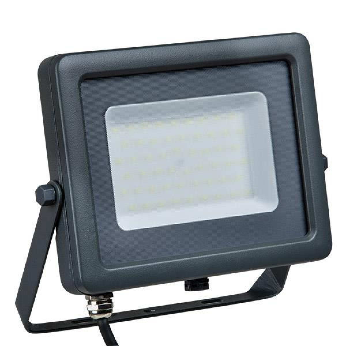 Eurolamp ΠΡΟΒΟΛΕΑΣ LED SMD 50W ΜΑΥΡΟΣ IP66 80-265V 6500K PLUS