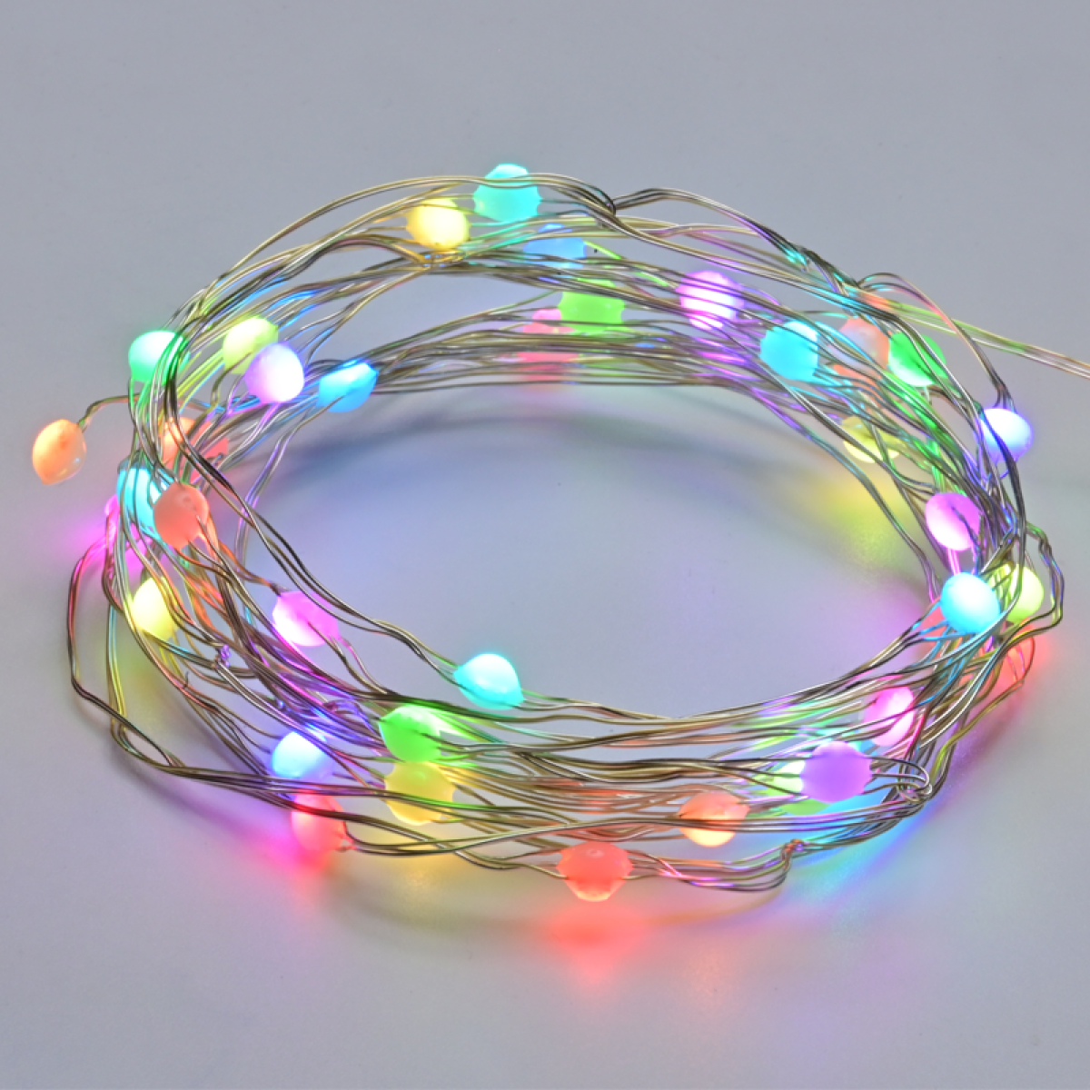 ACA 50LED ΛΑΜΠΑΚ ΣΕΙΡ 16ΕΚΑΤ ΑΠΟΧΡ ΑΣΗΜ ΚΑΛΩΔ ΧΑΛΚ&USB ΑΝΤΠ 5V WIFI+BLUETOTH+ΥΠΕΡΥΘ+ΤΗΛΕΚΡΟΛ IP44 5m+2m