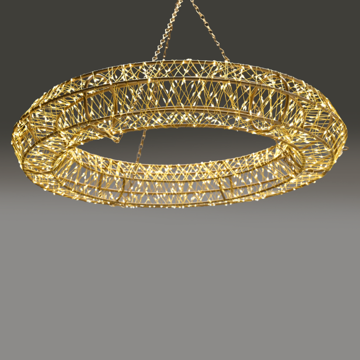 ACA 3D COPPER WIRE METAL MOTIF RING 12480LED ΛΑΜΠ ΚΑΛ ΧΑΛΚ ΘΕΡΜ IP44 ΑΝΤΑΠT(3VDC)ΑΛΥΣ 70cm-ΑΓΚΙΣ 5mΚΑΛ
