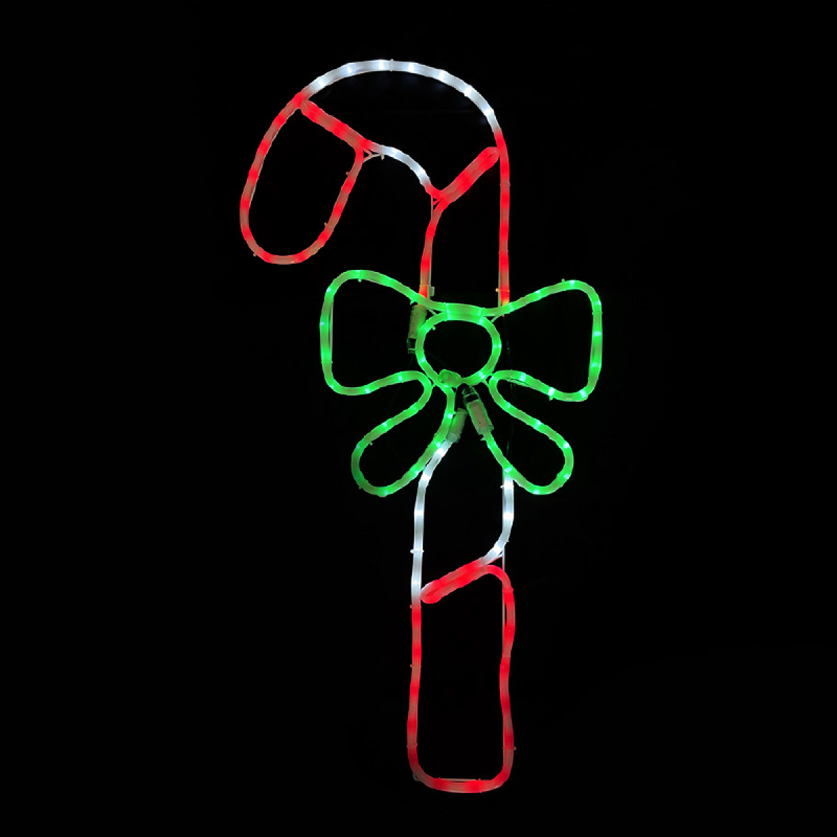 ACA CANDY CANE 120 LED  ΜΟΤΙΦ 5m ΜΟΝΟΚ. ΦΩΤΟΣ. ΠΟΛΥΧΡ. ΣΤΑΘΕΡΟ IP65  45*90cm 1.5m ΚΑΛ.