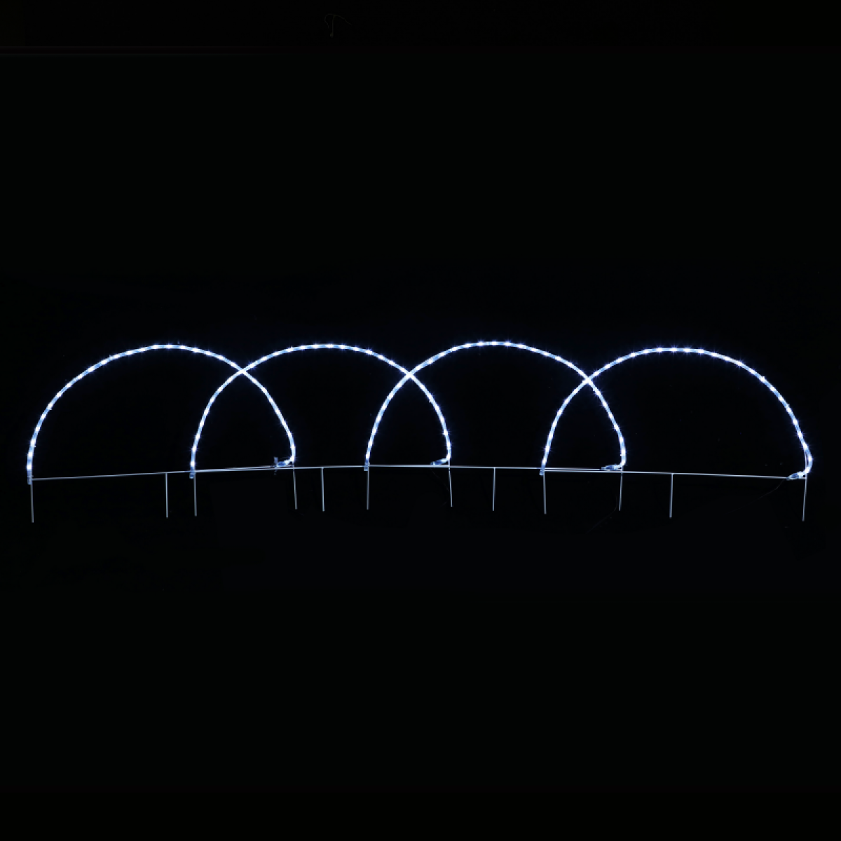 ACA 4 ARCH 124 LED 5,2m ΜΟΝΟΚ. ΦΩΤ. ΨΥΧΡΟ ΛΕΥΚΟ FLASH IP44, 86*57cm 3m ΚΑΛ.