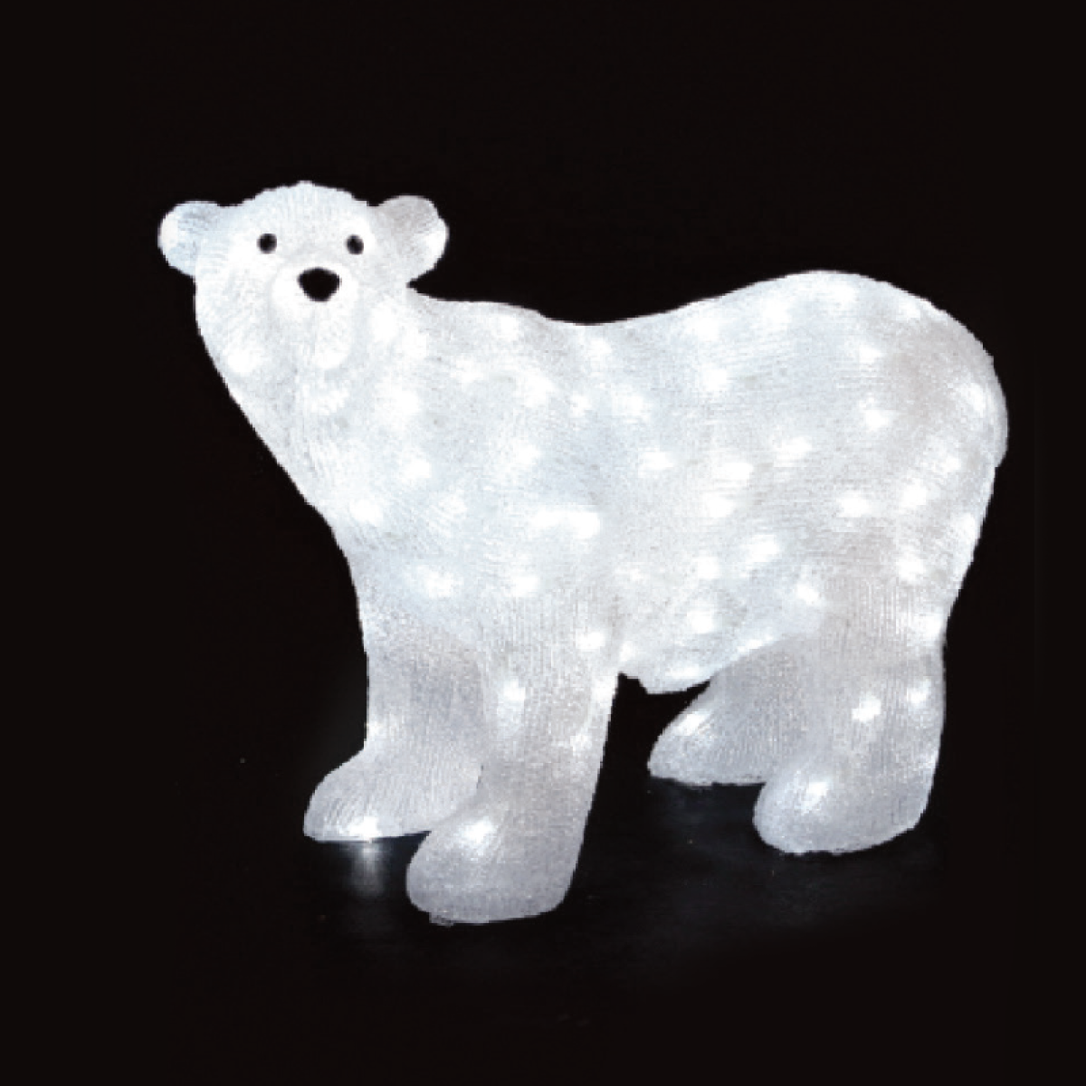 ACA ACRYLIC BACK BEAR 240 LED ΛΕΥΚΑ IP44 97*42*75cm  30cm ΚΑΛ.