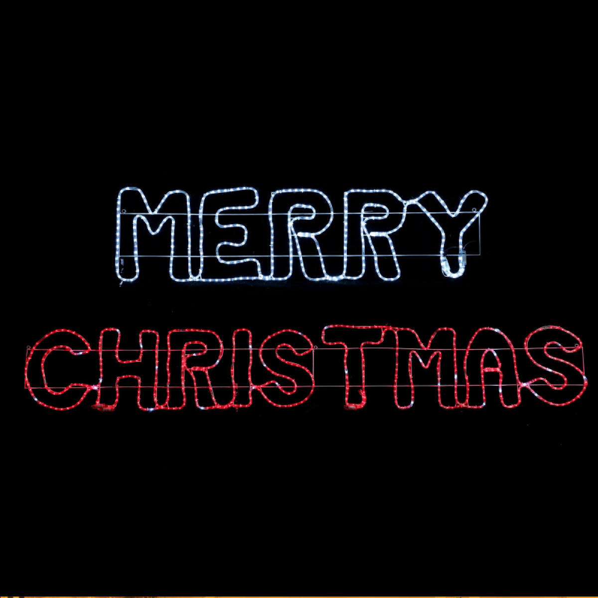 ACA MERRY CHRISTMAS 936 LED 26m ΜΟΝΟΚ. ΦΩΤ ΛΕΥΚΟ & KOKKINO FLASH IP65 160*40,5cm 1237*40,5cm 1,5m ΚΑΛ.