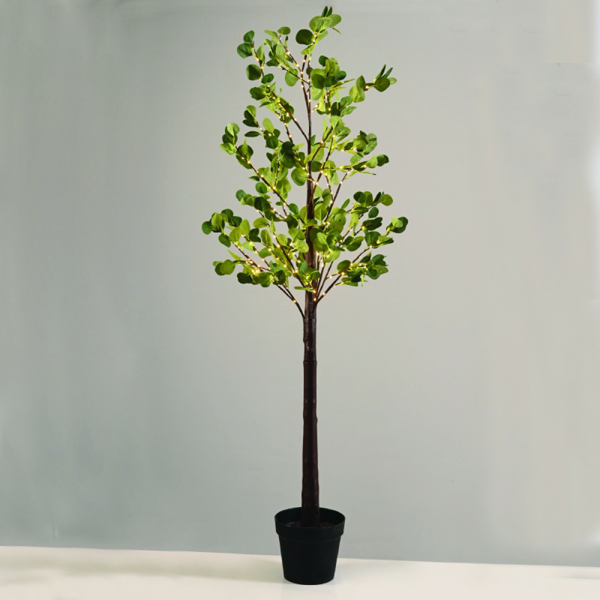 ACA EUCALYPTUS LEAF TREE 210 WW LED ΛΑΜΠ. ΑΝΤΑΠΤ:4,5V IP44 ΥΨΟΣ 150cm ΓΛΑΣΤΡΑ 5m ΚΑΛ