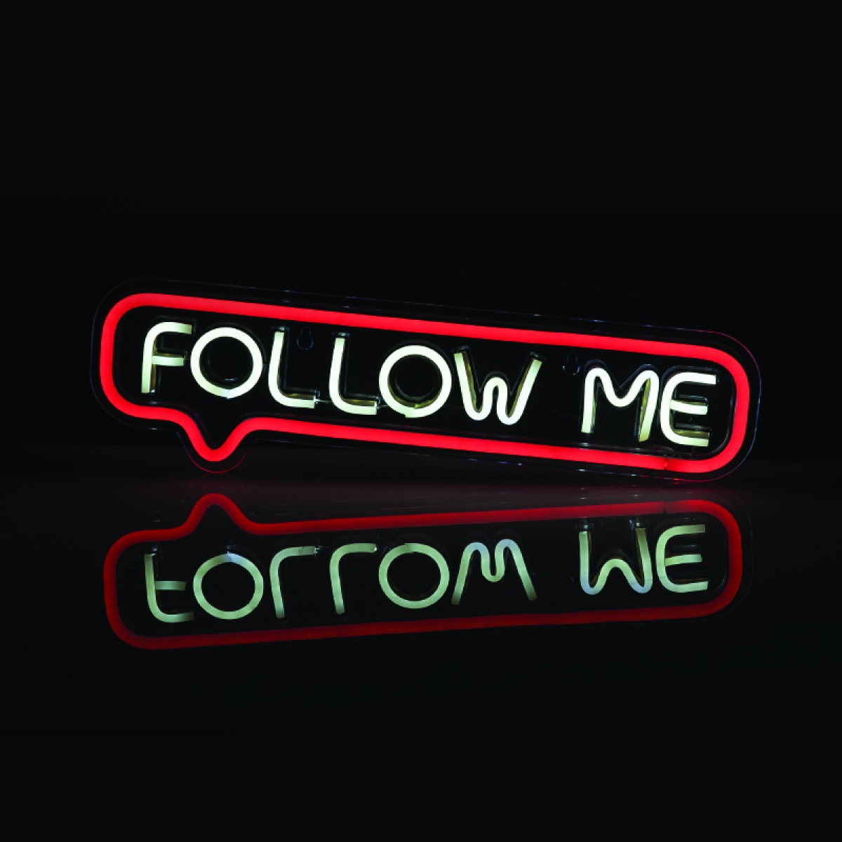 ACA FOLLOW ME 155 NEON LED ΛΑΜΠ USB ΚΑΛ 2m ΨΥΧΡΟ & ΚΟΚΚΙΝΟ IP20 42*1.6*12cm