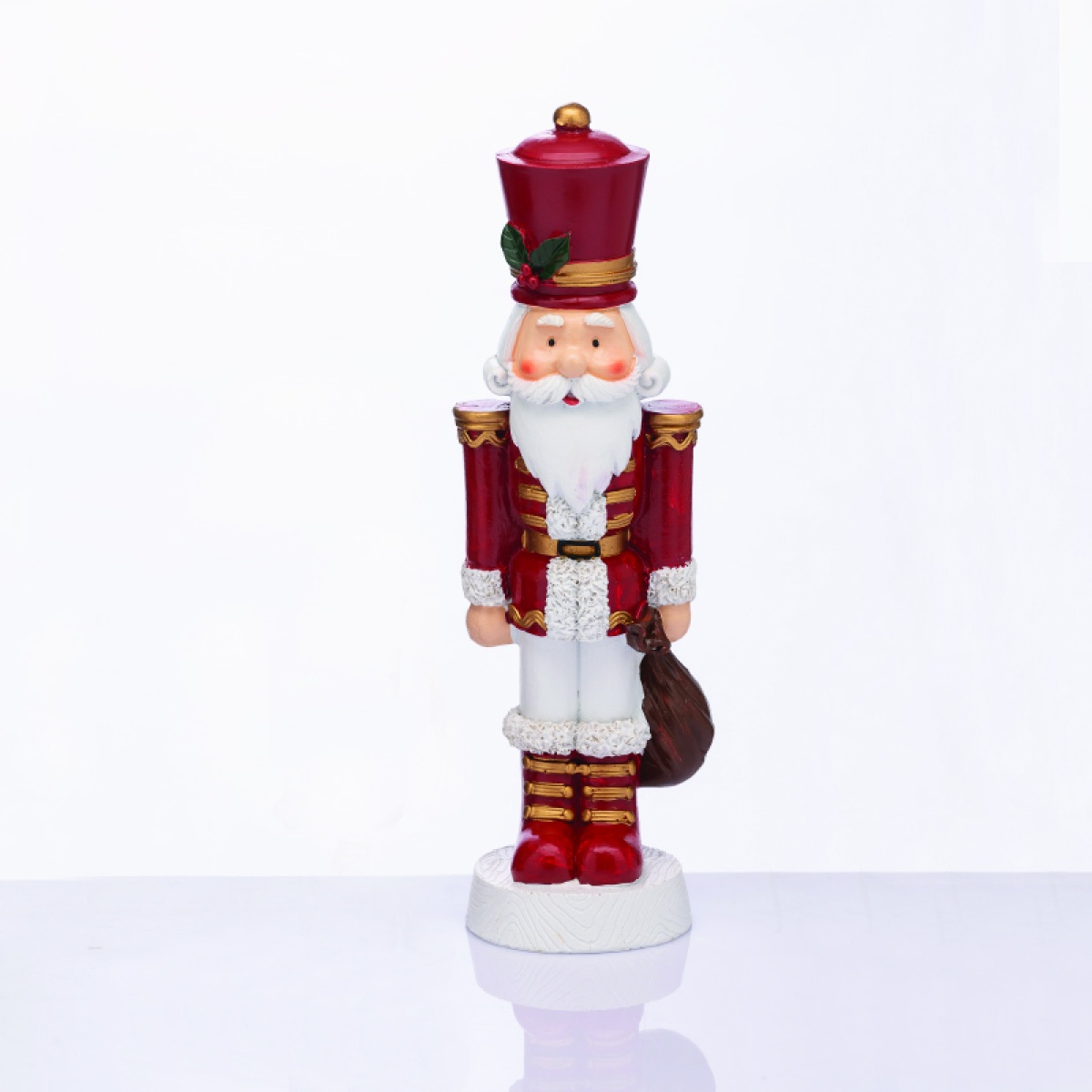 ACA ΚΑΡΥΟΘΡΑΥΣΤΗΣ RESIN ΣΤΡΑΤΙΩΤΗΣ ΜΕ ΓΚΙ KOKKINO 35cm