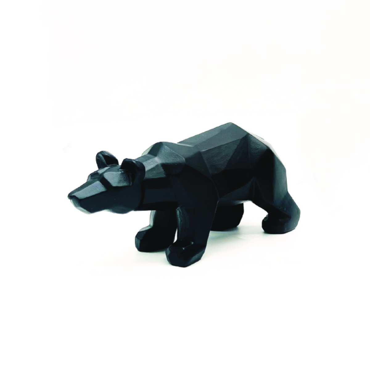 ACA ΔΙΑΚΟΣΜΗΤΙΚΗ RESIN ΑΡΚΟΥΔΑ ΜΑΥΡΟ 17x6.5x10cm