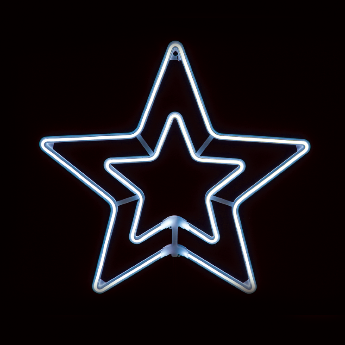 ACA  "DOUBLE STARS" 300 NEON LED 3m NEON DOUBLE SMD ΦΩΤ., CW ΣΤΑΘ., IP65, 55CM, 1.5m ΚΑΛ.