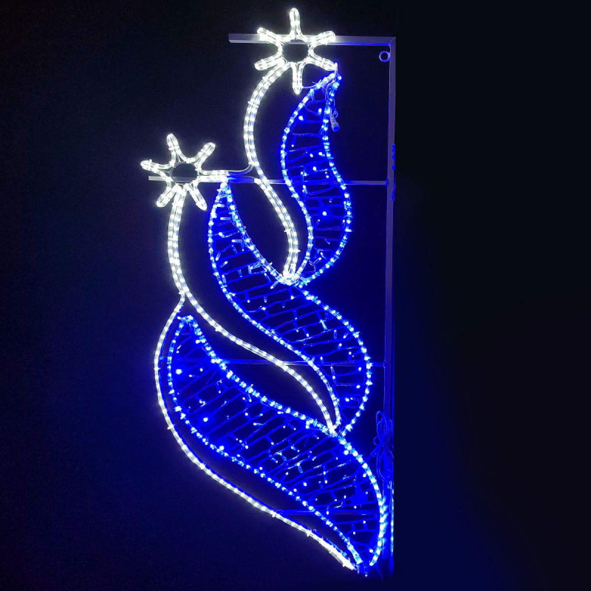 ACA 2 BETHLEHEM STARS RIGHT 628LED 15m ΜΟΝΟΚ ΦΩΤ 9,6m ΛΑΜΠ ΣΕΙΡ ΜΠΛΕ&ΨΥΧΡ ΣΤΑΘ IP65 180x80cm 1,5m ΚΑΛ