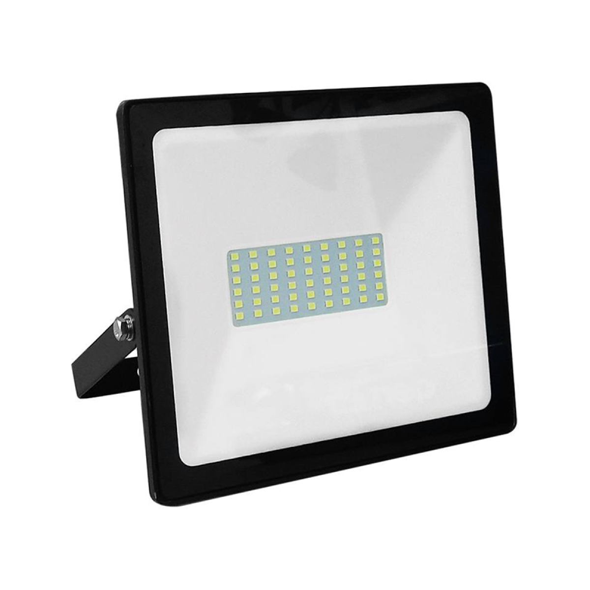 ACA BLACK LED SMD FLOOD LUMINAIRE IP66 50W BLUE 230V