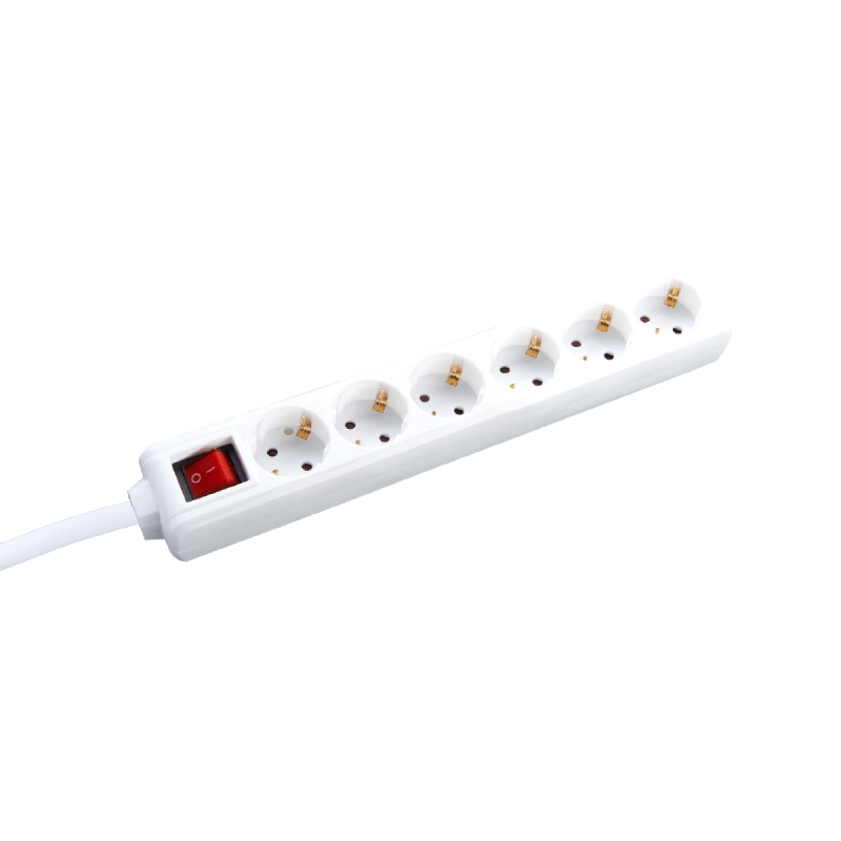 ACA ΠΟΛΥΠΡΙΖΟ 6 ΣΟΥΚΟ ΑΣΦΑΛΕΙΑΣ ΜΕ ΔΙΑΚΟΠΤΗ 16A IP20 ΜΕ ΚΑΛΩΔΙΟ H05VV-F 3x1.5mm2 / ΚΑΘ ΜΗΚΟΥΣ 3m