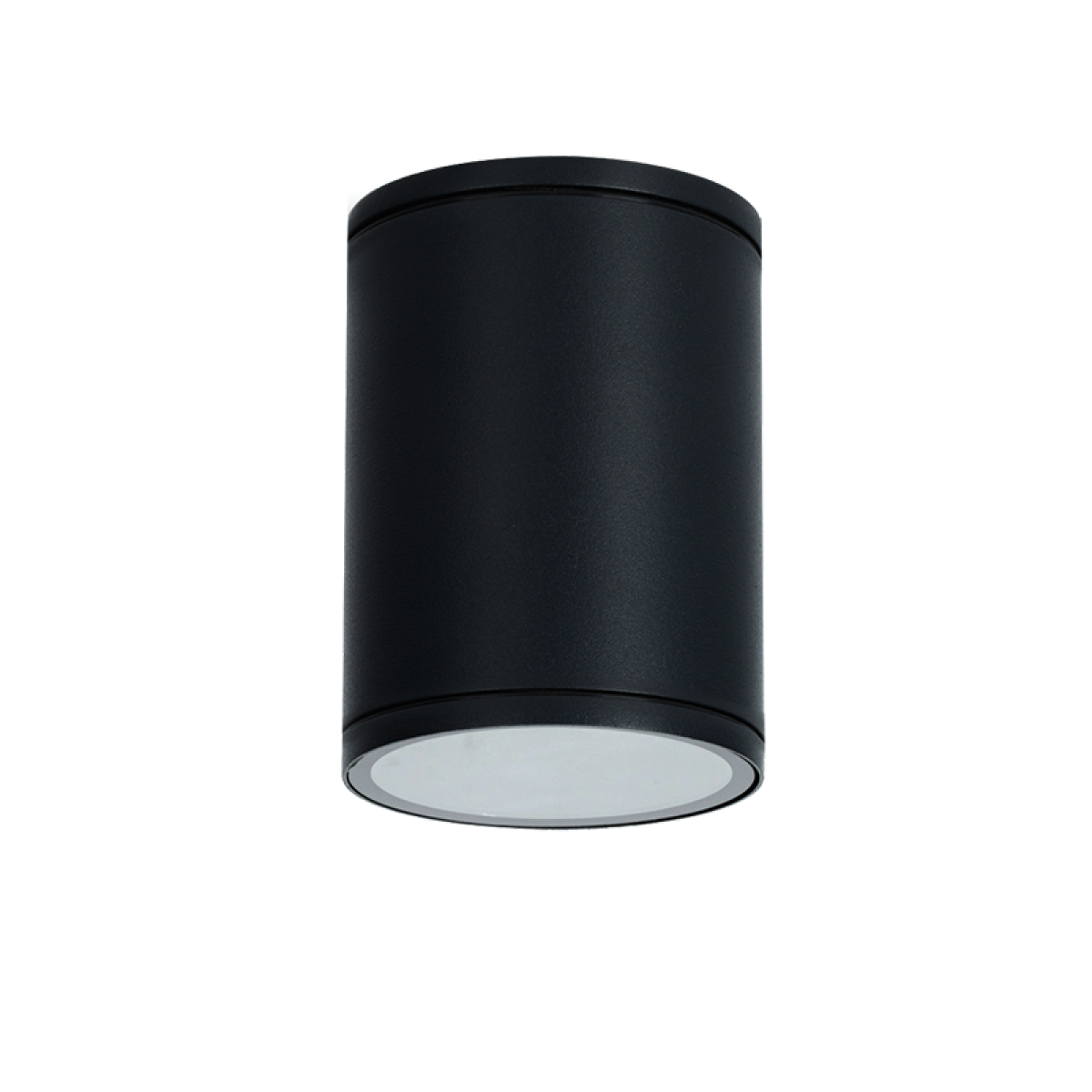 ACA E27 PAR30  ROUND CEILING LUMINAIRE 230V AC SAND BLACK IP65 MAX.35W