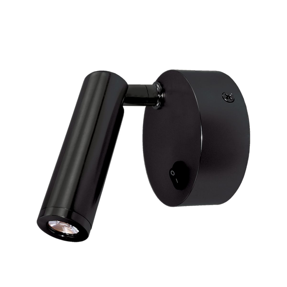 ACA ΕΠΙΤΟΙΧΟ Φ/Σ LED 3W ΜΑΤ ΜΑΥΡΟ ΚΙΝΗΤΟ 50° 210Lm 4.000Κ 230V INYOKA2