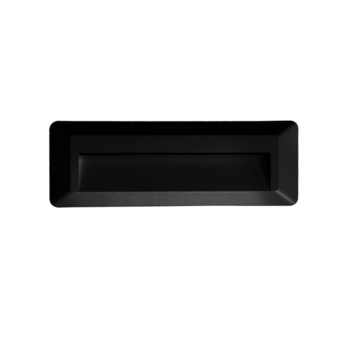 ACA LED WALL RECTANGLE LUMINAIRE BLACK 230V AC IP65 2W 3000K 100LM RA80