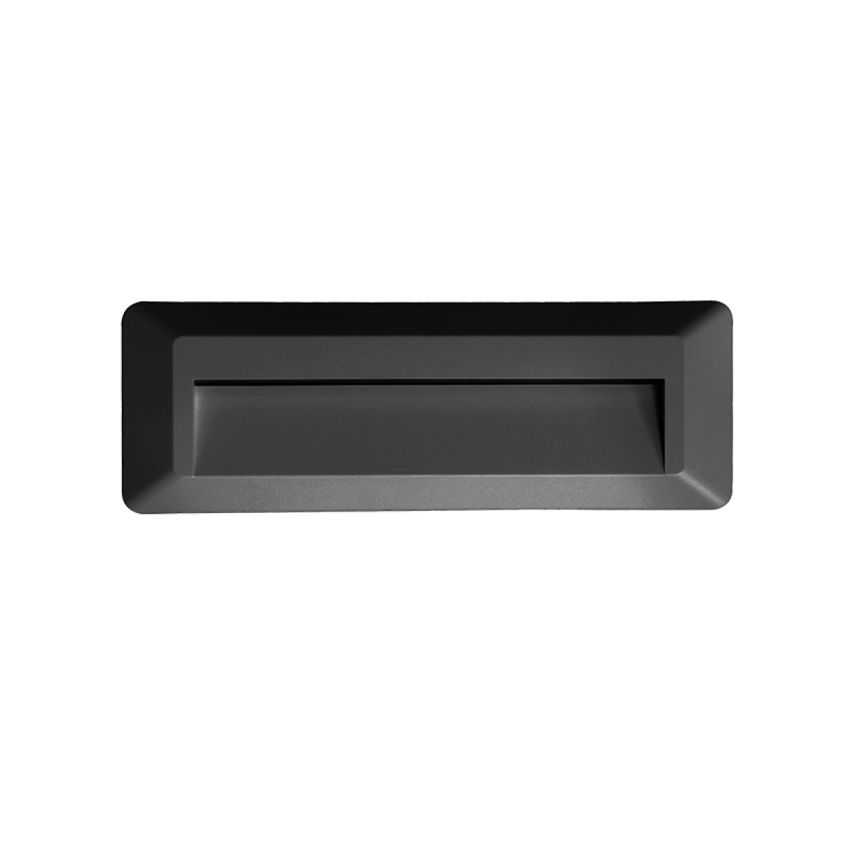 ACA LED WALL RECTANGLE LUMINAIRE DARK GREY 230V AC IP65 2W 3000K 100LM RA80