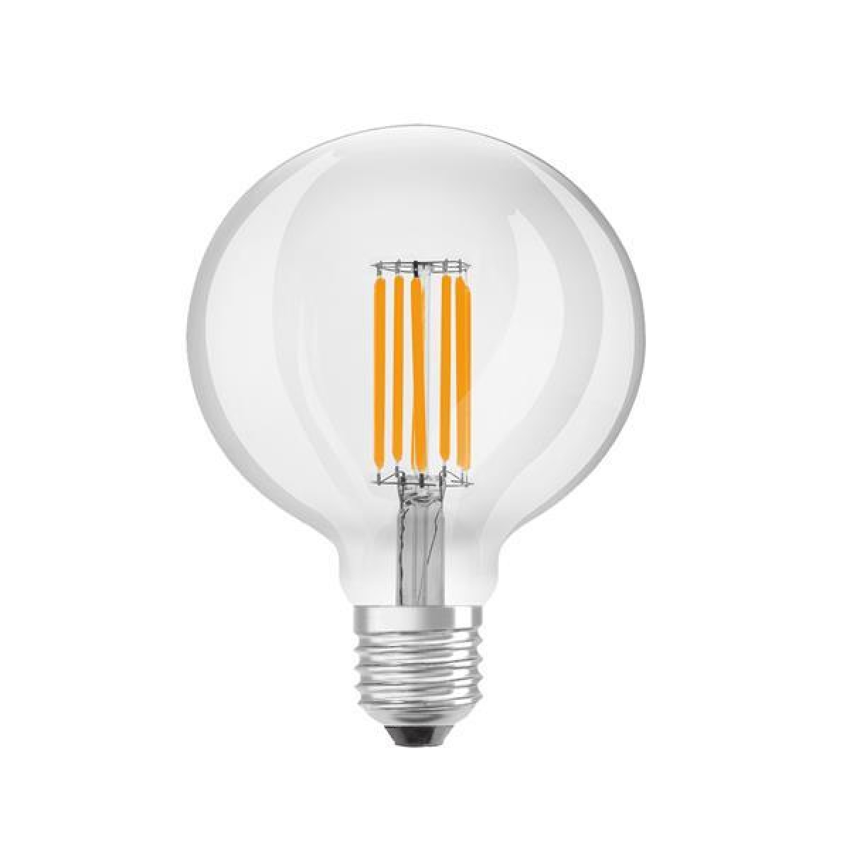 Eurolamp ΛΑΜΠΑ G125 FILAMENT 7,2W 1521LM Ε27 3000K CLEAR