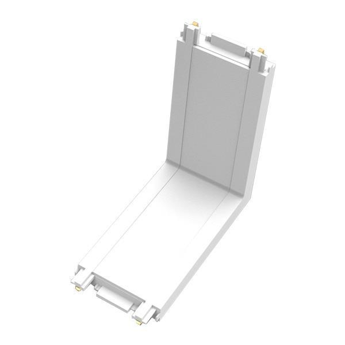 Eurolamp ΣΥΝΔΕΣΜΟΣ ΜΑΓΝΗΤΙΚΗΣ ΡΑΓΑΣ ULTRA SLIM ΚΑΘΕΤΟΣ ΛΕΥΚΟΣ