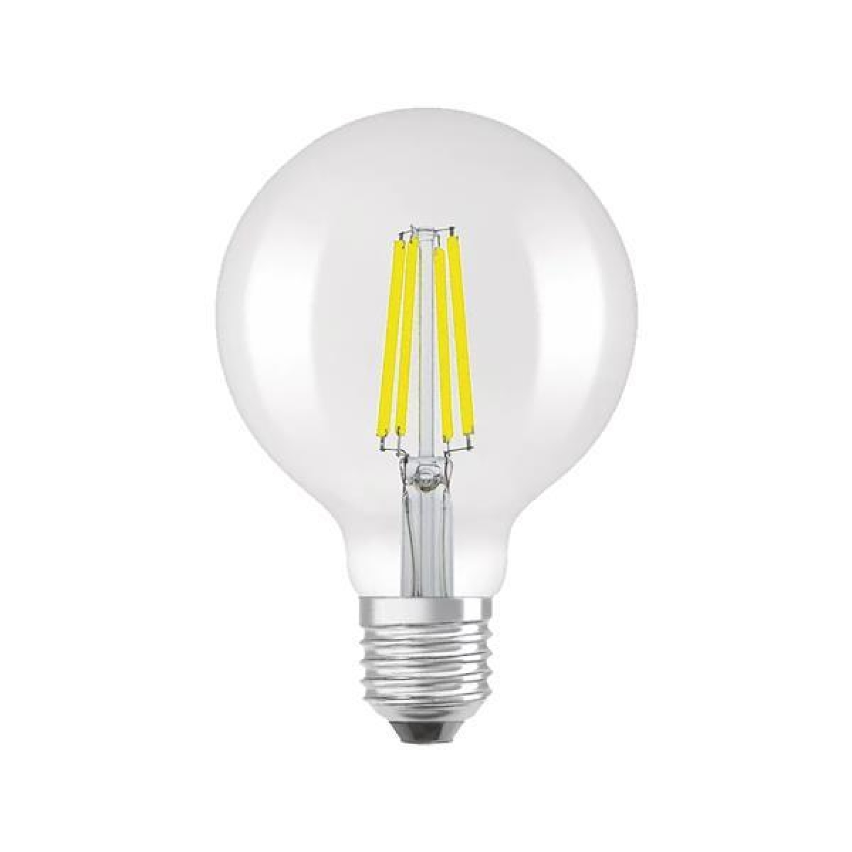 Eurolamp ΛΑΜΠΑ G95 FILAMENT 4W 840LM Ε27 3000K CLEAR