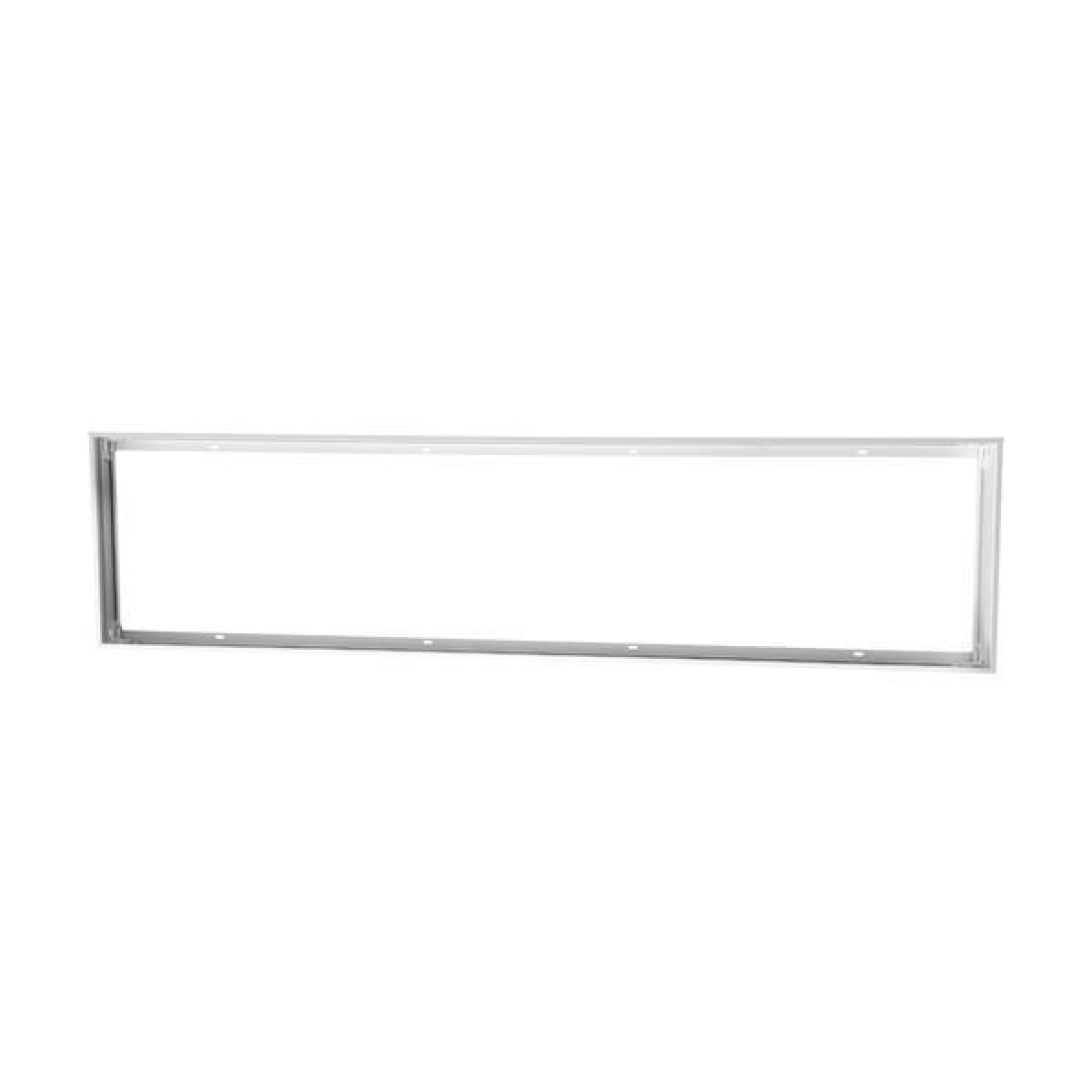 Eurolamp ΒΑΣΗ ΕΞΩΤΕΡΙΚΗ ΓΙΑ ΦΩΤΙΣΤΙΚΟ PANEL LED 120X30X6.3 ΛΕΥΚΟ