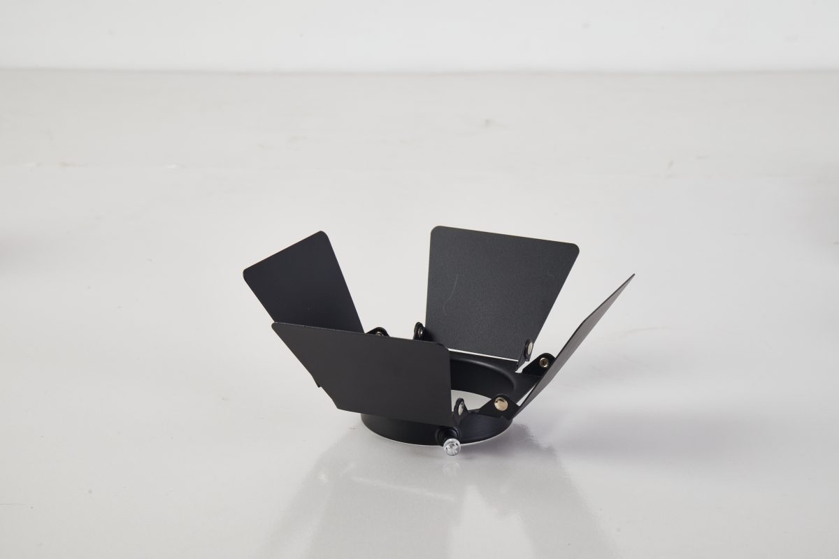 Home Lighting ZUMO-AOF-30W-BL-3PH ZUMO 30W ACCESSORY OF FINS BLACK 3PHASE 10x10x12cm hole size:76mm