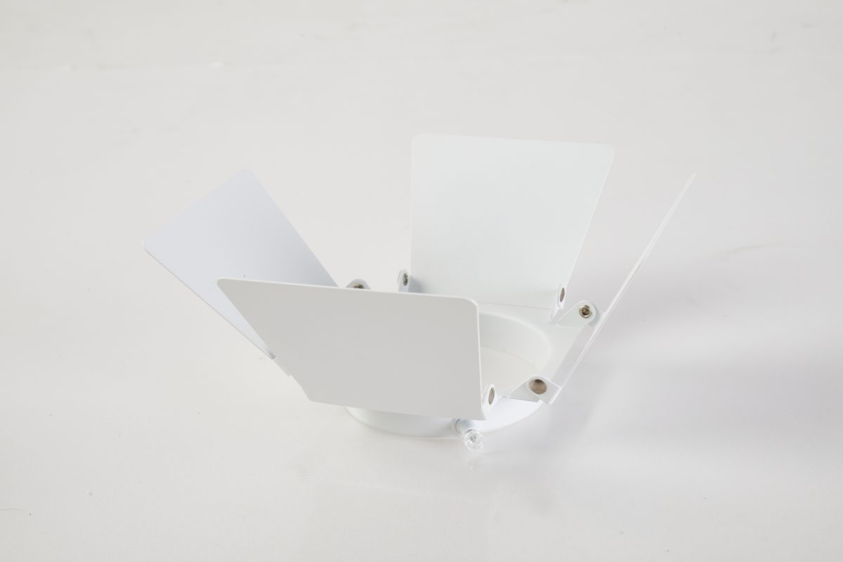 Home Lighting ZUMO-AOF-18W-WH-3PH ZUMO 18W ACCESSORY OF FINS WHITE 3PHASE 9x9x12cm hole size : 66mm
