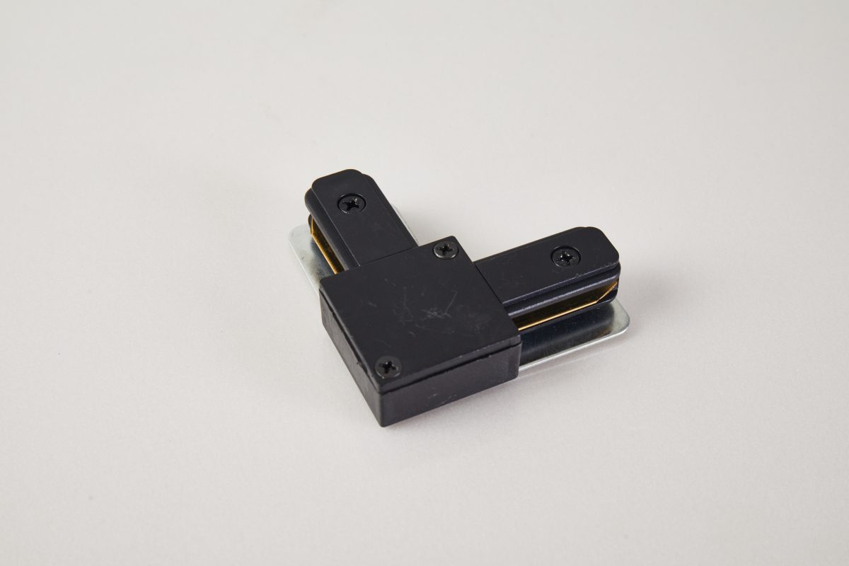 Home Lighting UNO-90CC-BL-1PH UNO 90 CORNER CONNECTOR BLACK 1PHASE 220-240V 7.5x7.5x2cm