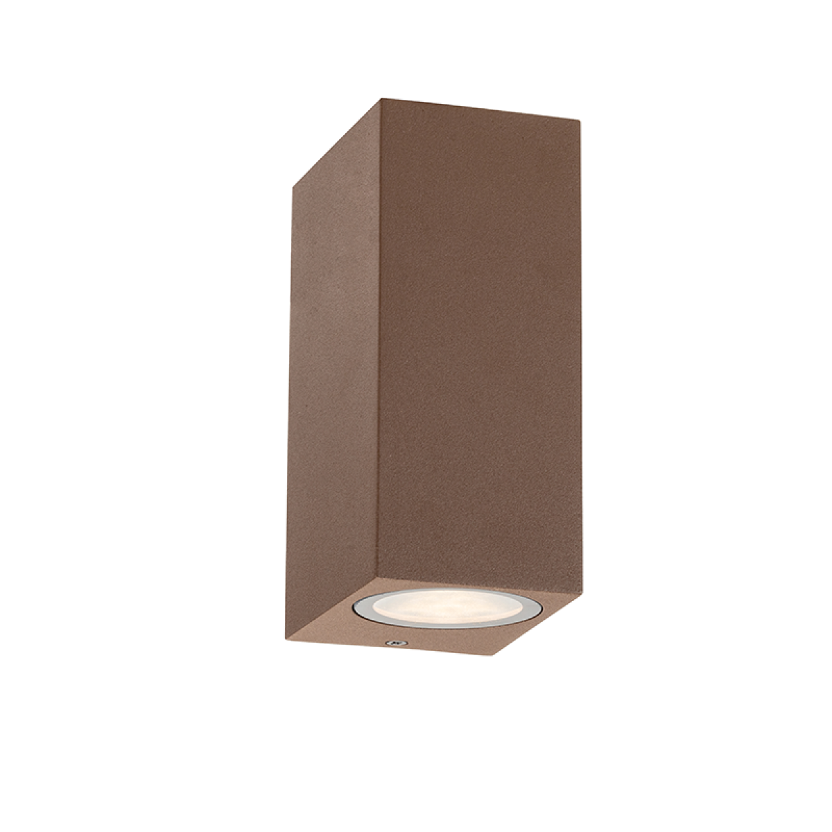 ACA GU10 WALL LUMINAIRE 230V AC RUSTY IP65  MAX.2X35W