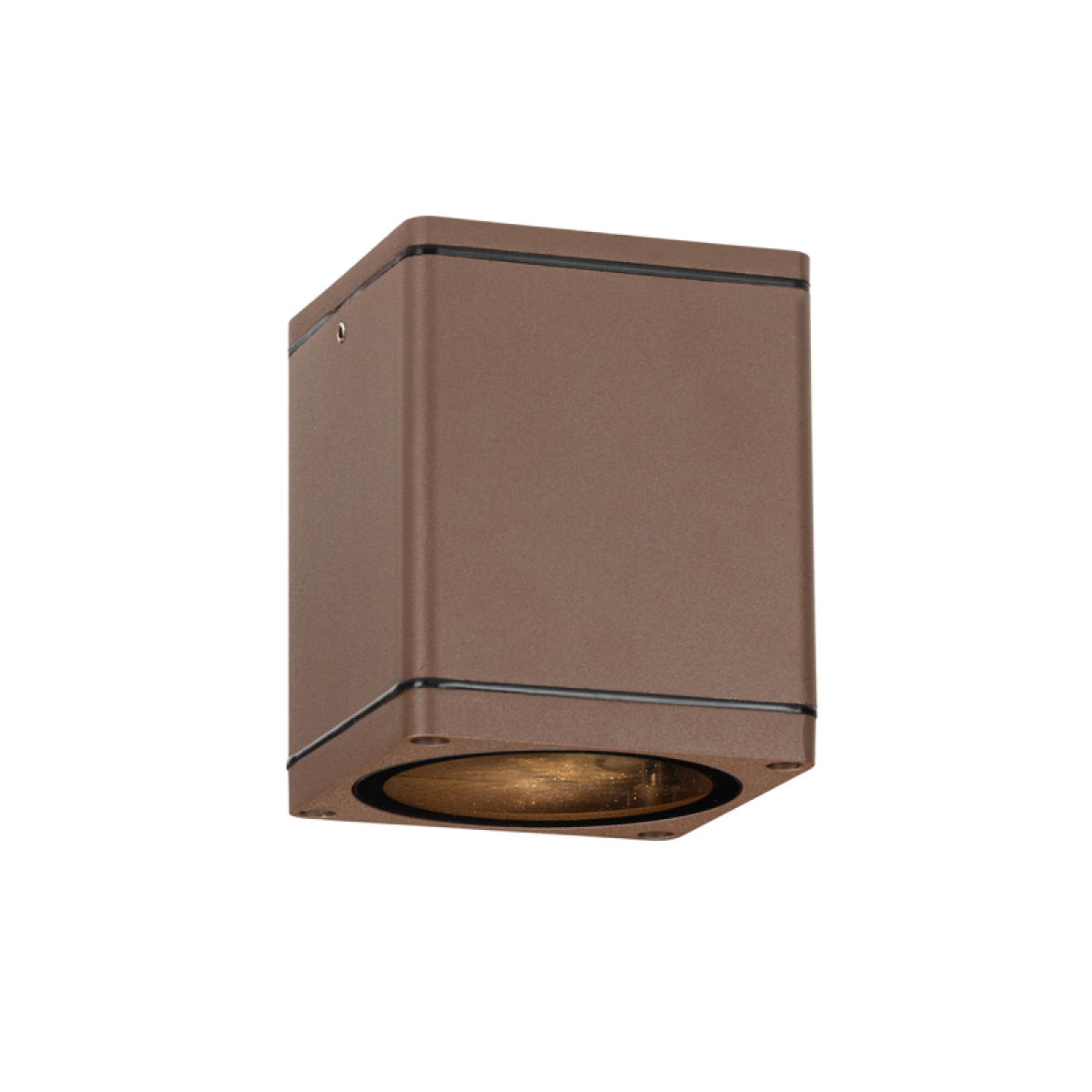 ACA GU10  SQUARE CEILING LUMINAIRE 230V AC RUSTY IP65 GU10 MAX.35W