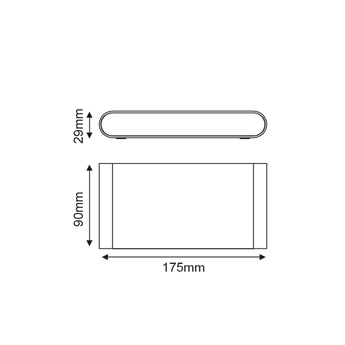 ACA LED SMD WALL LUMINAIRE 11W 570LM 60° 230V AC 3.000K RUSTY CRI80 IP54 30.000HRS - Image 2