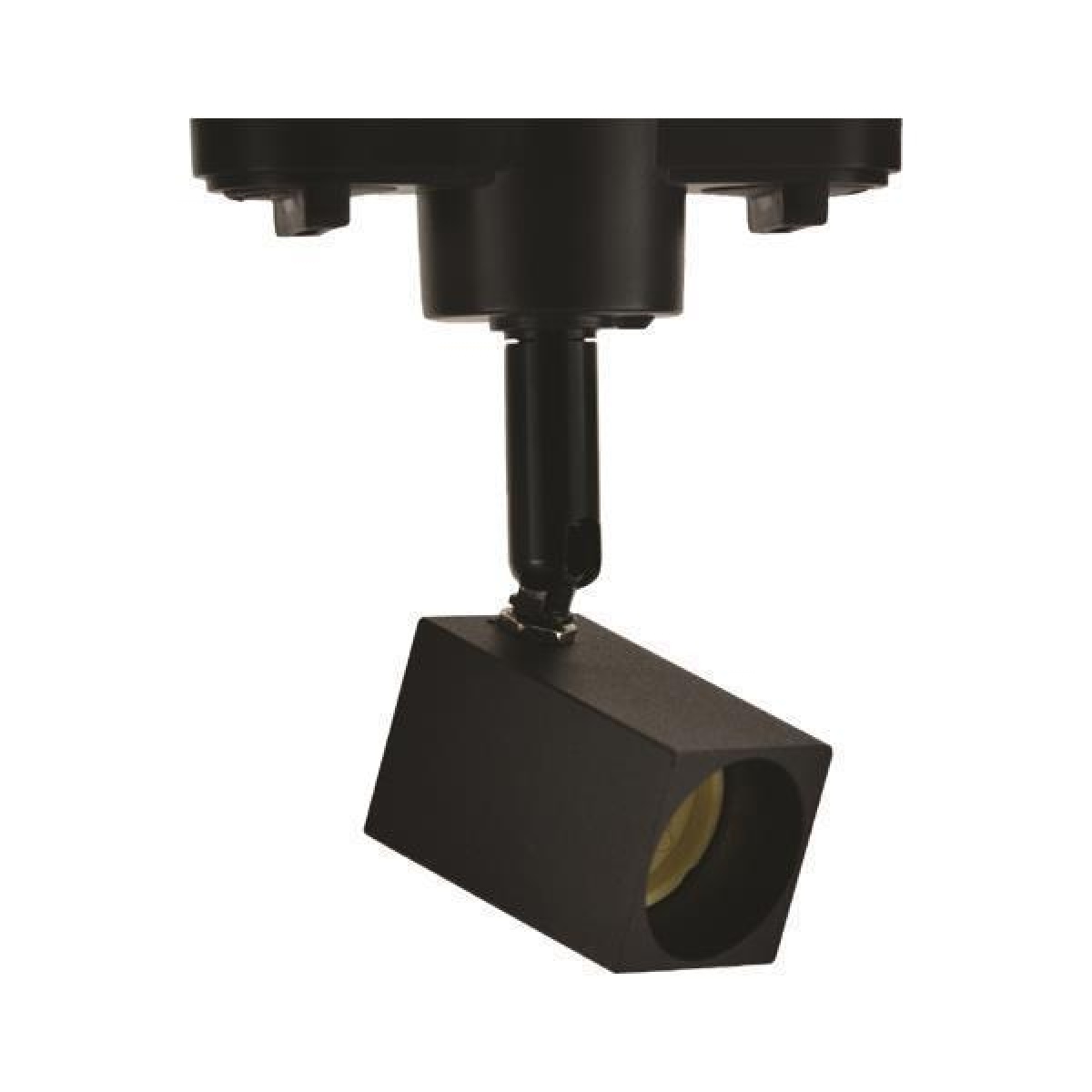Eurolamp ΣΠΟΤ ΡΑΓΑΣ 2 ΓΡΑΜΜΩΝ GU10 30x30mm 4cm ΣΤΥΛΟΣ ΜΑΥΡΟ