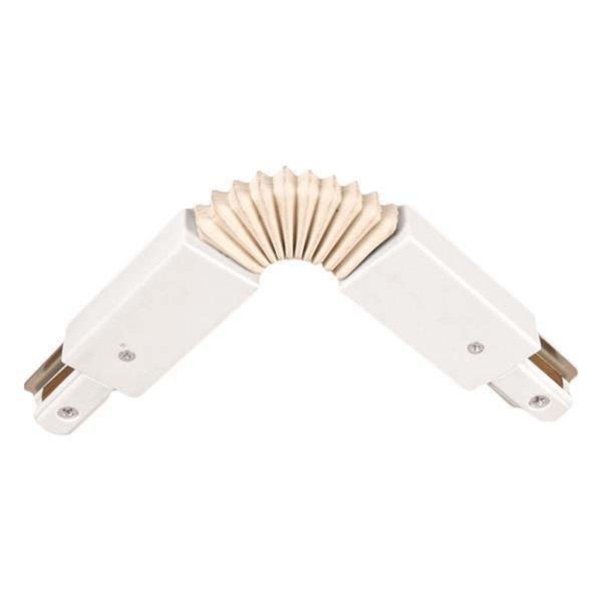 Eurolamp ΣΥΝΔΕΣΜΟΣ ΡΑΓΑΣ UNIVERSAL 2 ΓΡΑΜΜΩΝ ΓΩΝΙΑΣ ΣΠΙΡΑΛ ΛΕΥΚΟΣ