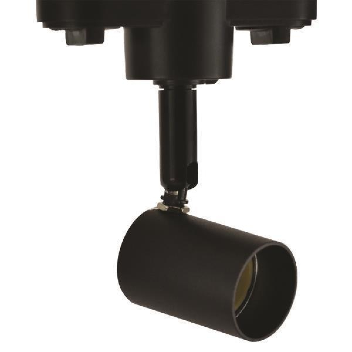 Eurolamp ΣΠΟΤ ΡΑΓΑΣ 2 ΓΡΑΜΜΩΝ GU10 Φ60mm 4cm ΣΤΥΛΟΣ ΜΑΥΡΟ