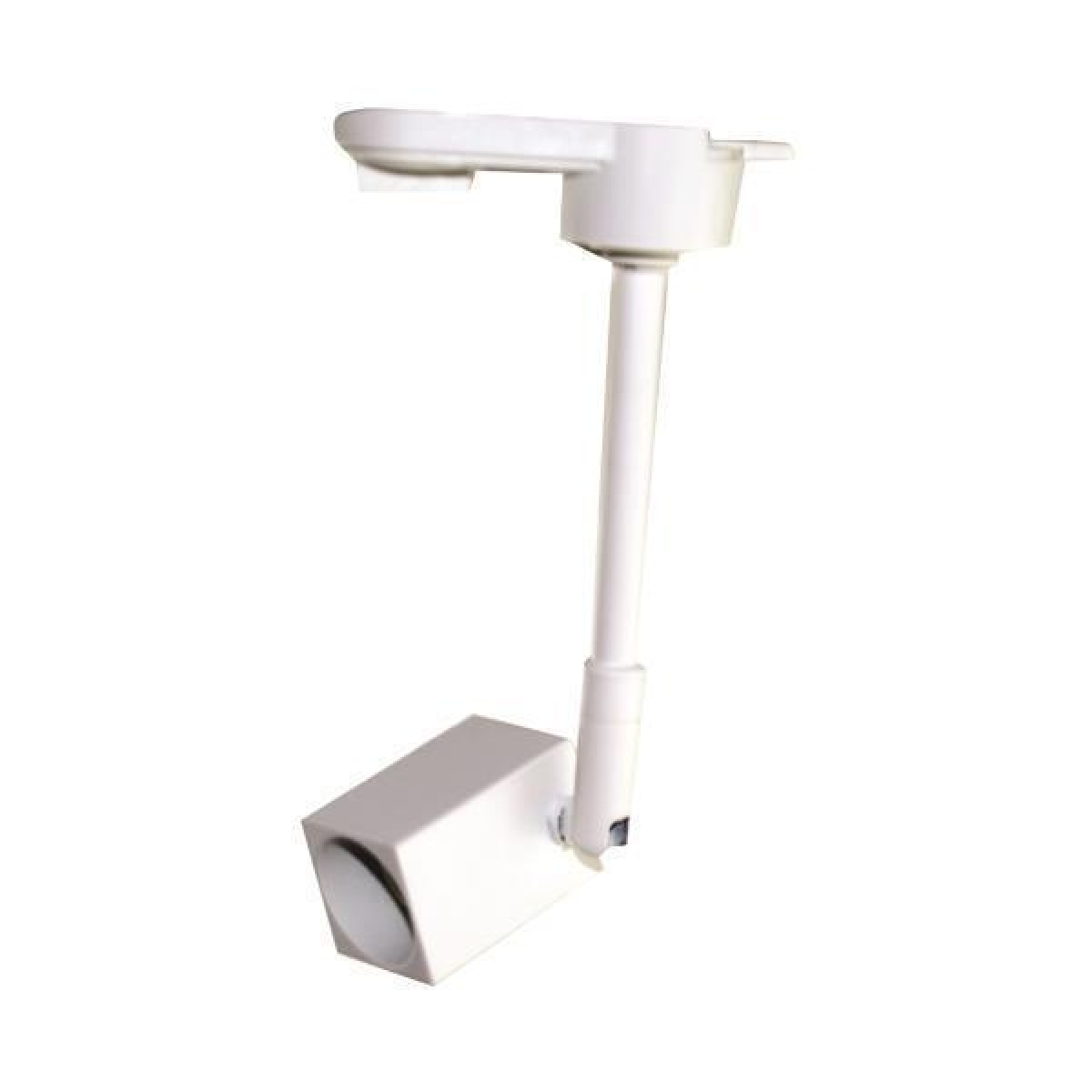 Eurolamp ΣΠΟΤ ΡΑΓΑΣ 2 ΓΡΑΜΜΩΝ GU10 30x30mm 12cm ΣΤΥΛΟΣ ΛΕΥΚΟ