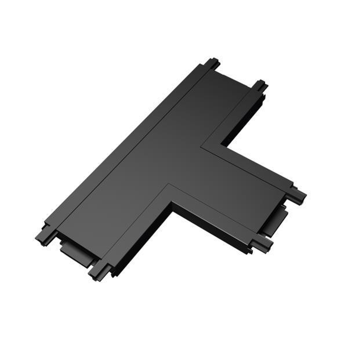 Eurolamp ΣΥΝΔΕΣΜΟΣ ΜΑΓΝΗΤΙΚΗΣ ΡΑΓΑΣ ULTRA SLIM ΤΑΦ ΜΑΥΡΟΣ