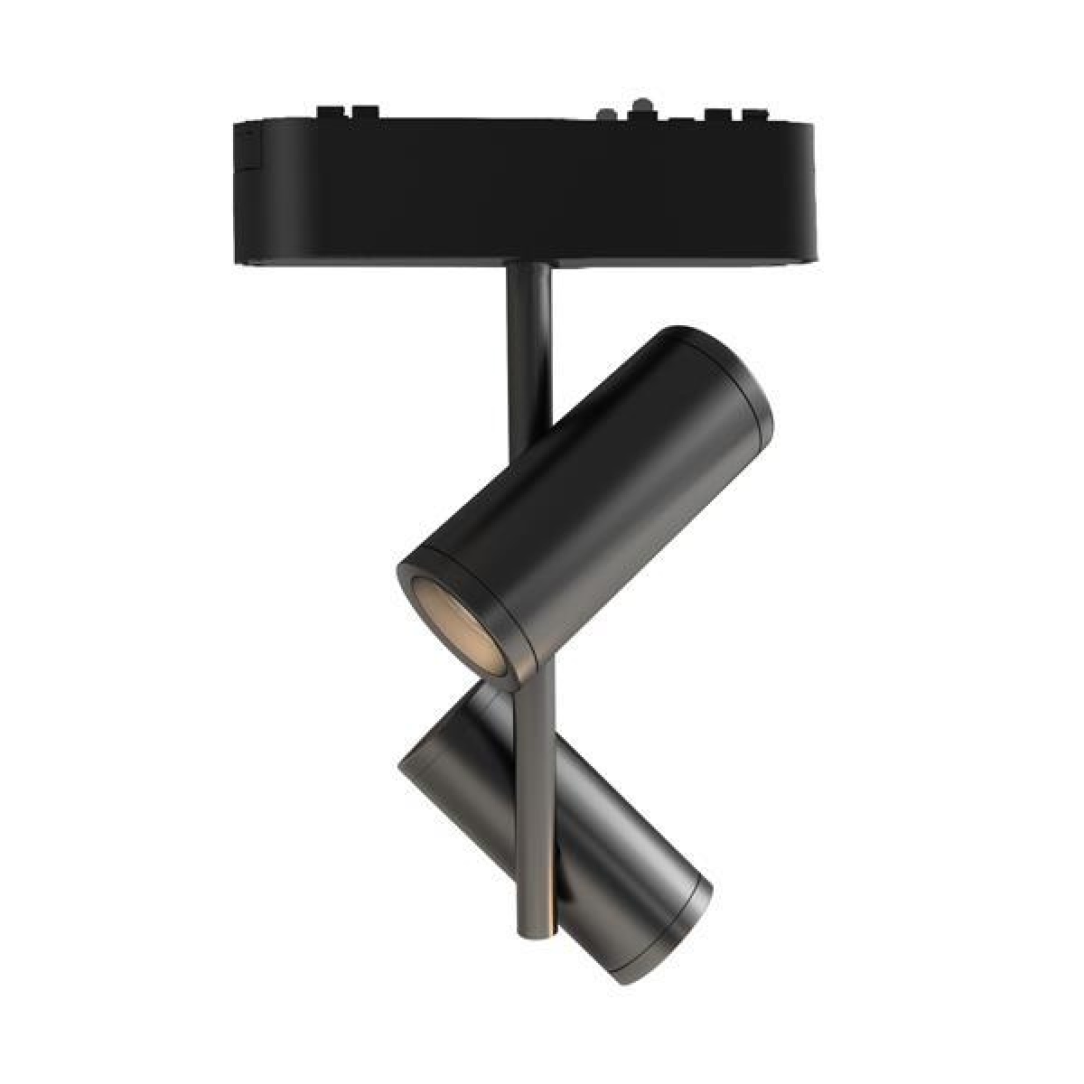 Eurolamp ΣΠΟΤ ΜΑΥΡΟ ΜΑΓΝΗΤΙΚΗΣ ΡΑΓΑΣ ULTRA SLIM 2x8W 3CCT ΜΕ TRIAC