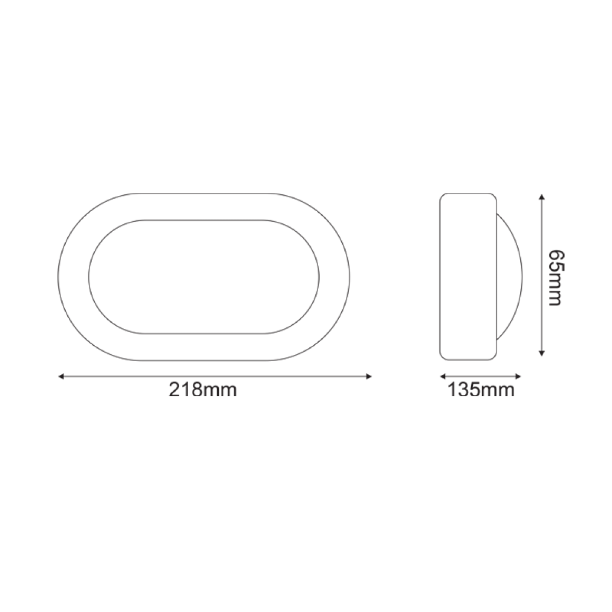 ACA ΑΠΛΙΚΑ ΛΕΥΚΗ ΙΡ54 Ε27 max.40W 218x135x65mm RAL C3619Μ - Image 2
