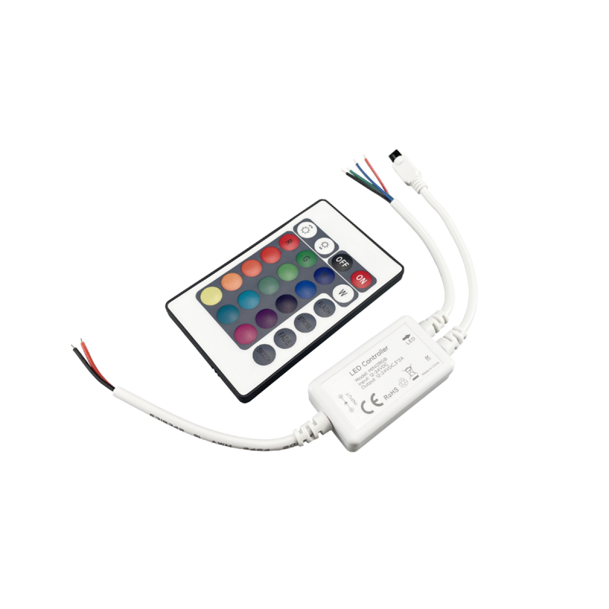 ACA RGB LED ΕΛΕΓΚΤΗΣ 6A 72W/12V 144W/24V ΜΕ ΤΗΛΕΧΕΙΡΙΣΤΗΡΙΟ