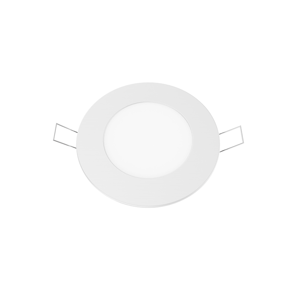 ACA ΛΕΥΚΟ ΣΤΡΟΓΓΥΛΟ LED ΠΑΝΕΛ ΧΩΝΕΥΤΟ 6W 6500K 470Lm Φ119mm 230V AC Ra80 - Image 2