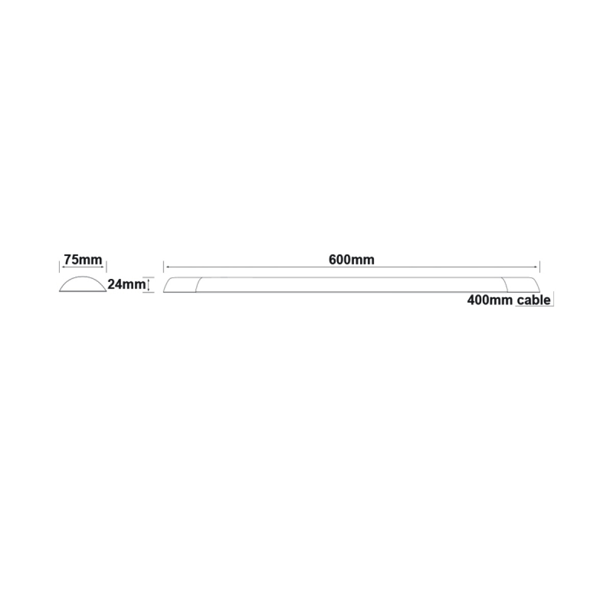 ACA LED LINEAR LUMINAIRE 19W 1750LM 6000K 120° 230V AC IP40 Ra>80 30.000HRS - Image 2