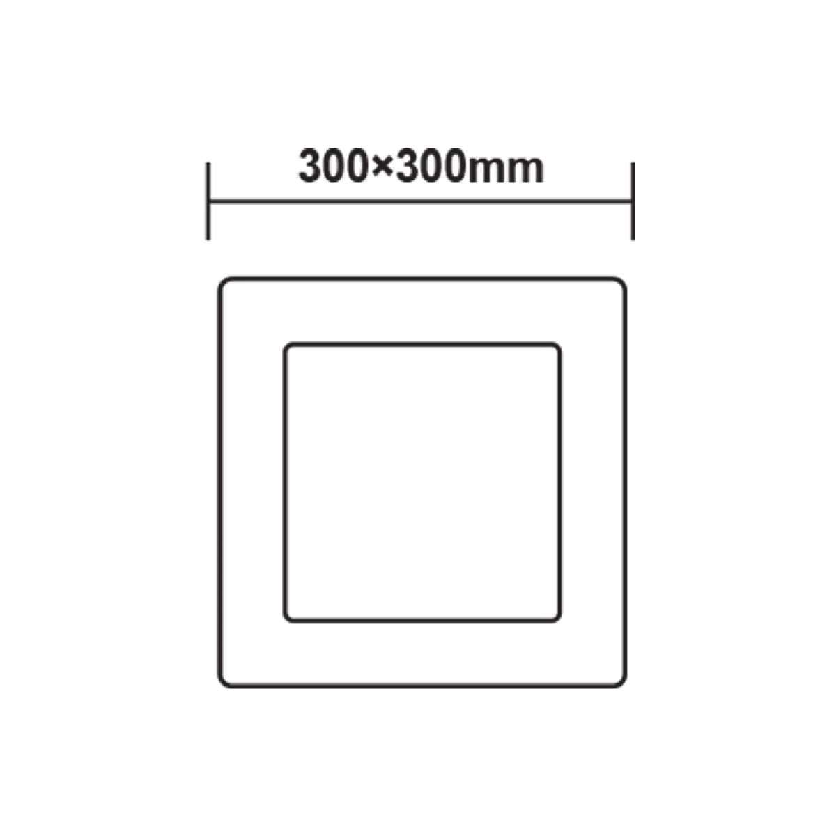 ACA ΛΕΥΚΟ ΤΕΤΡΑΓΩΝΟ LED ΠΑΝΕΛ ΟΡΟΦΗΣ 23W 4000K 2120Lm 288x288mm 230V Ra80 - Image 2
