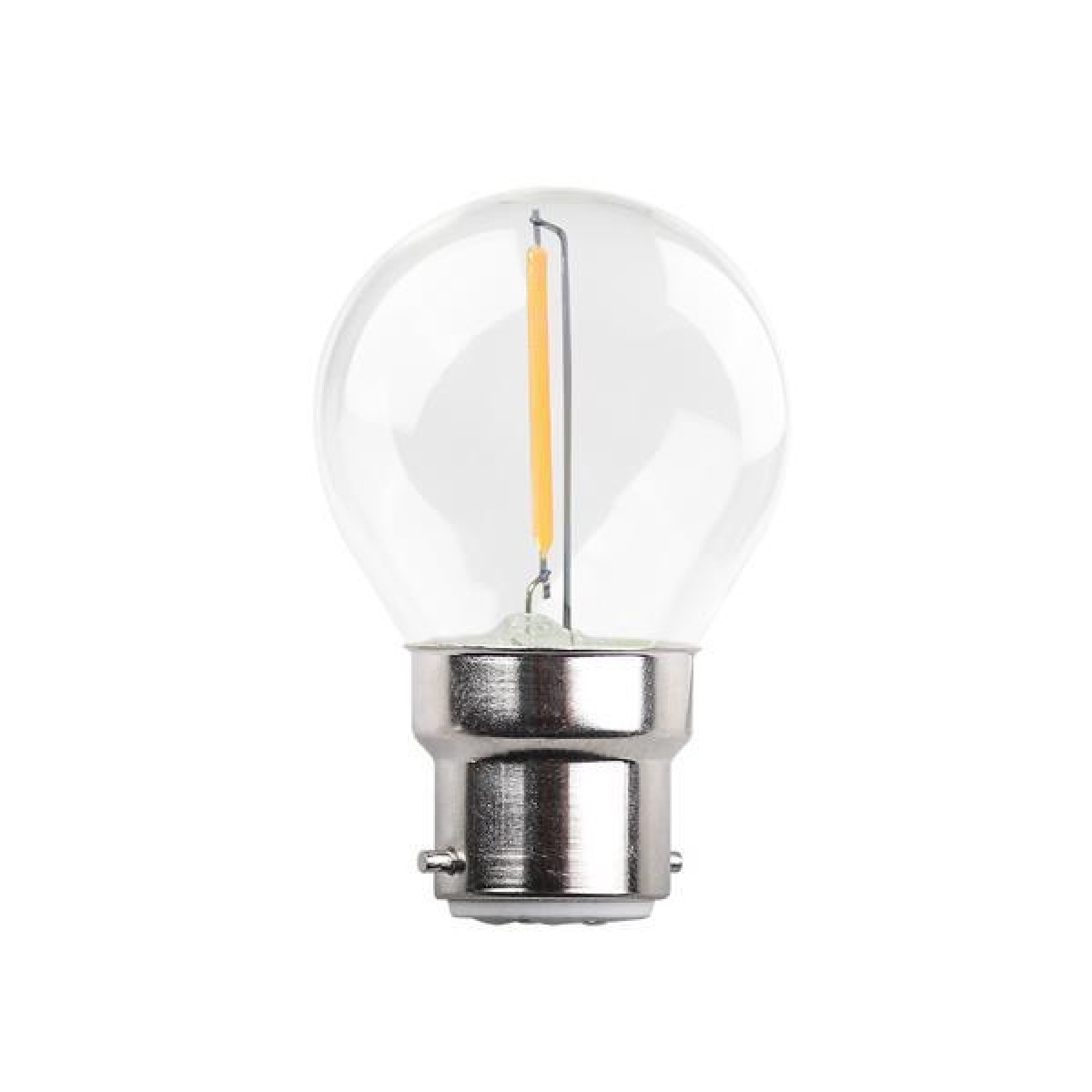 Eurolamp ΛΑΜΠΑ LED ΣΦΑΙΡΙΚΗ FILAMENT 1W B22 3000K 220-240V