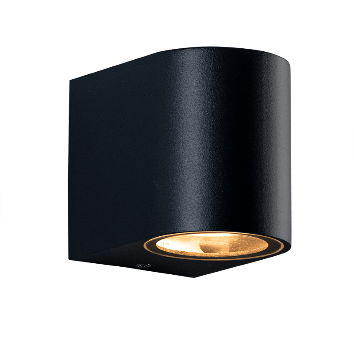 ACA GU10 WALL LUMINAIRE 230V AC SAND BLACK IP65 MAX.35W
