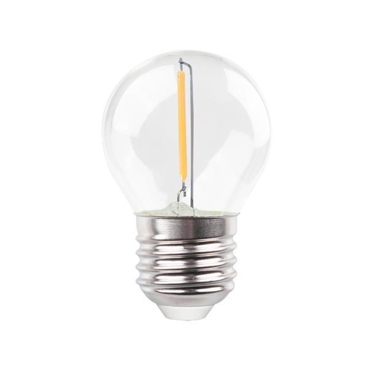 Eurolamp ΛΑΜΠΑ LED ΣΦΑΙΡΙΚΗ FILAMENT 1W E27 4000K 220-240V